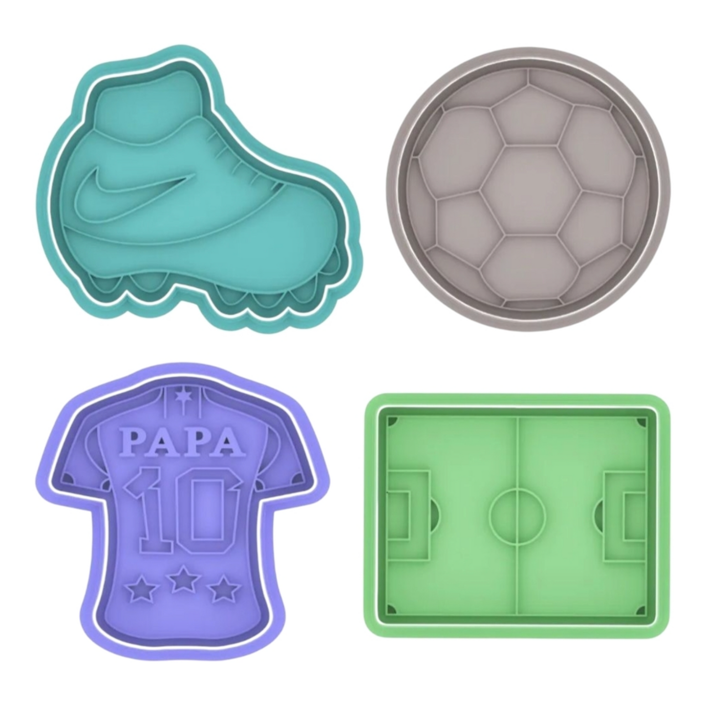 SET DE CORTADORES - PAPÁ FUTBOLERO