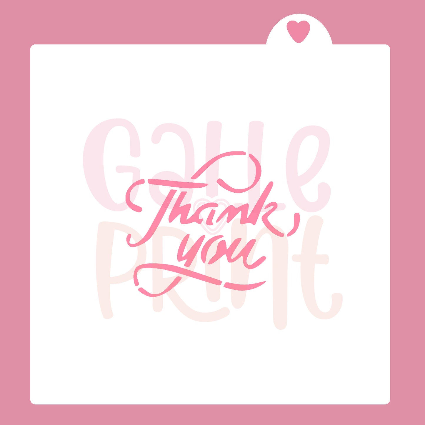 STENCIL - THANK YOU