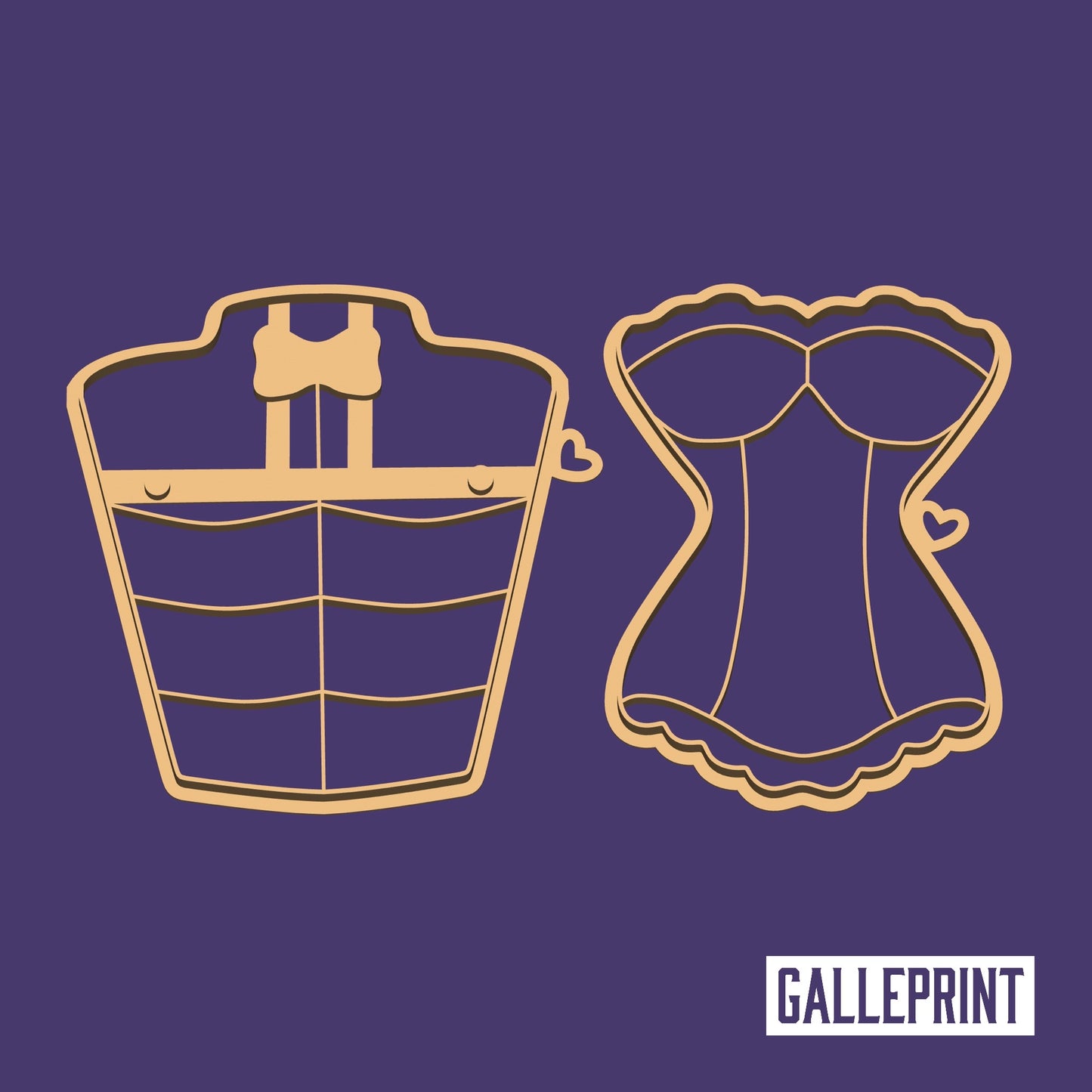 SET DE CORTADORES - CORSET Y BODY
