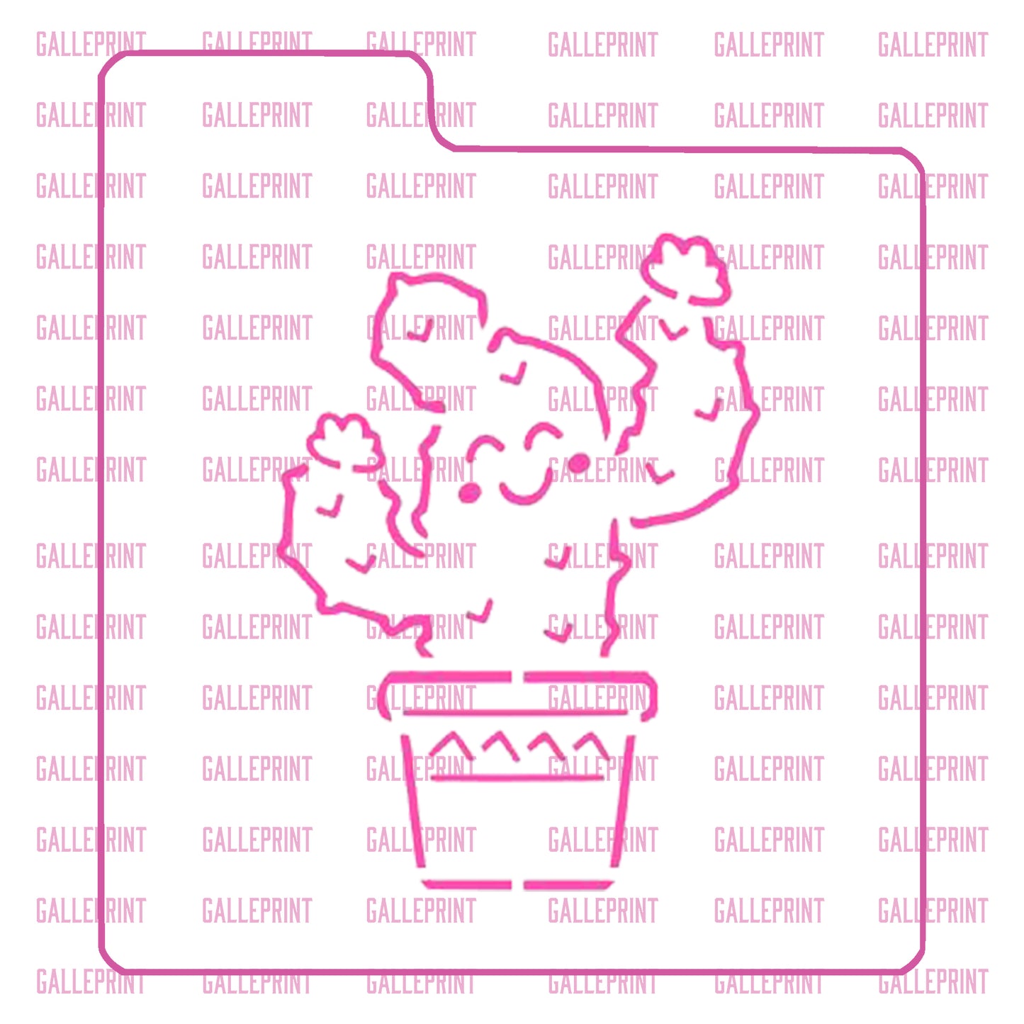 STENCIL - CACTUS MEXICANO