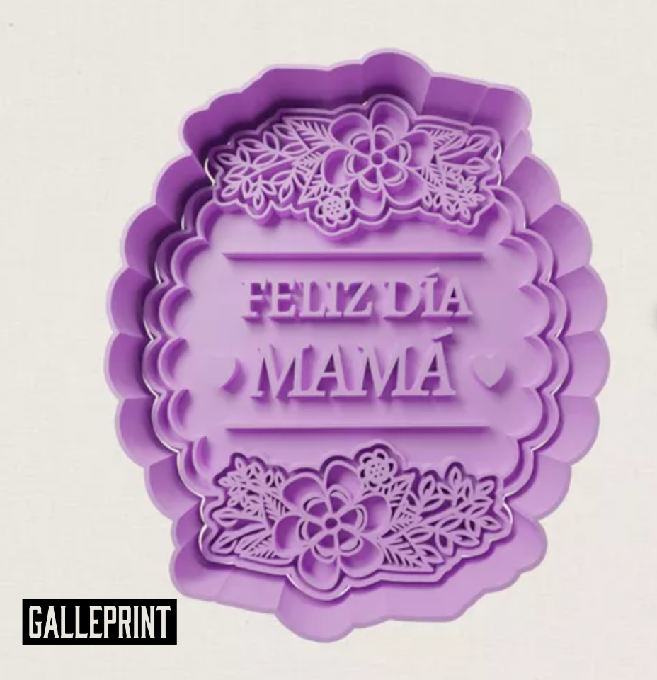 CORTADOR Y MARCADOR - FELIZ DÍA MAMÁ