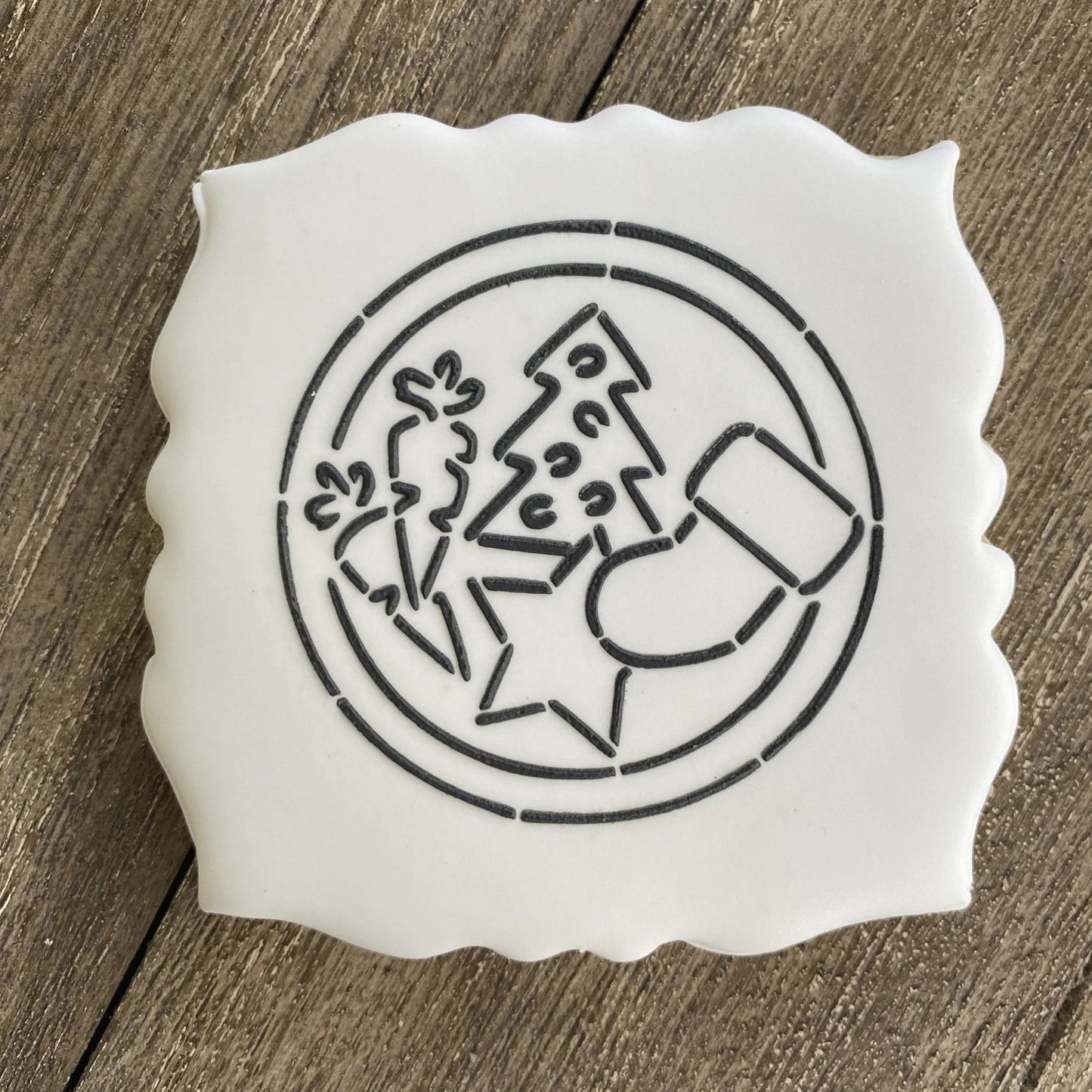 STENCIL - GALLETAS PARA SANTA