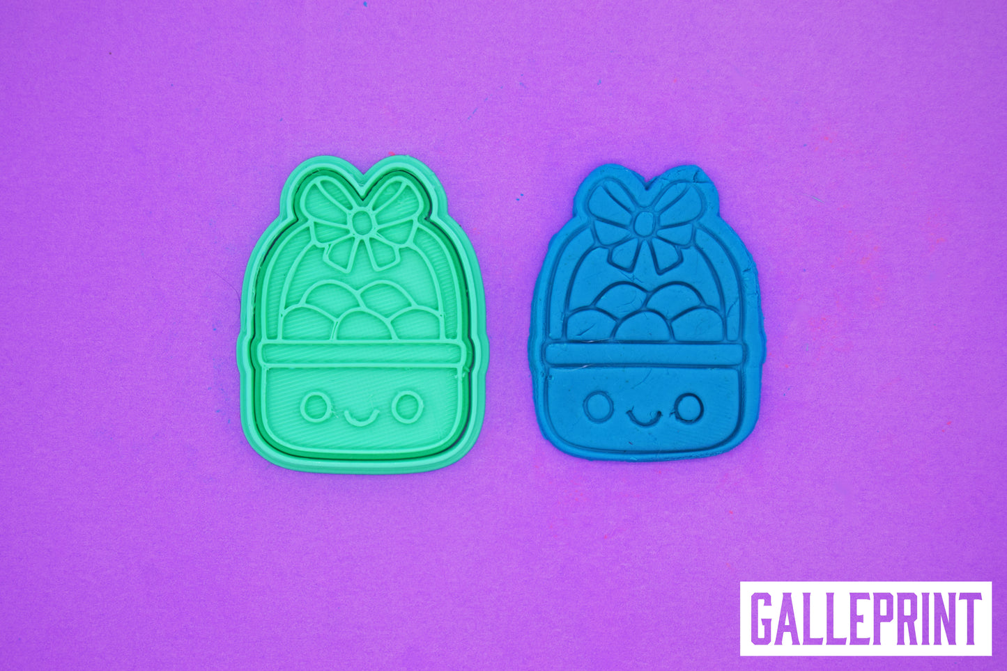 SET DE CORTADORES Y MARCADORES - NIÑAS CONEJITAS DE PASCUA