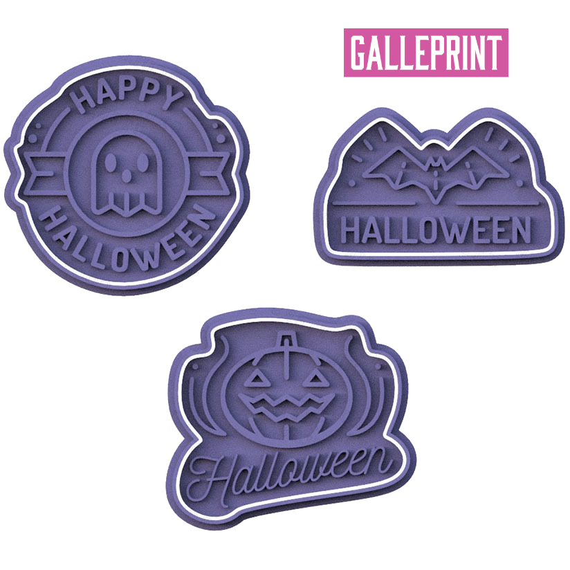 SET DE CORTADORES - LETREROS DE HALLOWEEN
