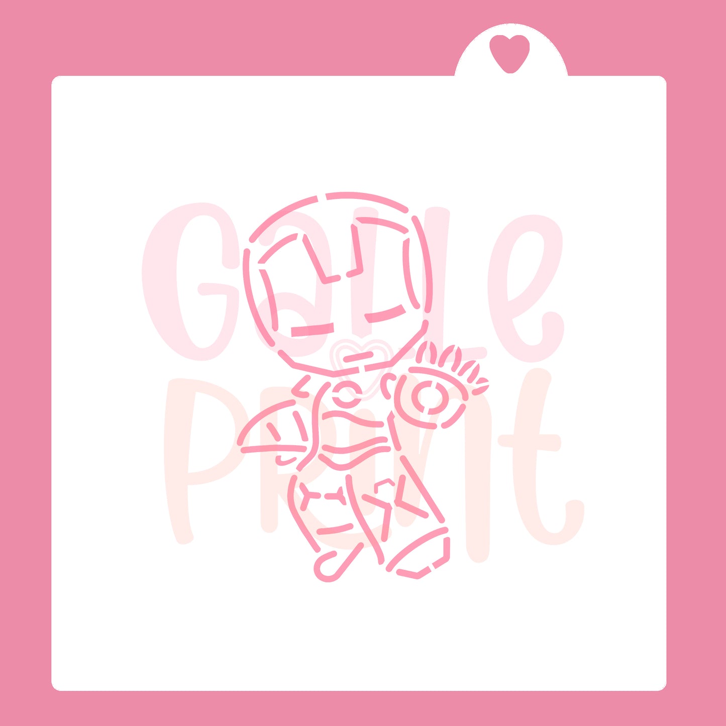 STENCIL - IRON MAN 2