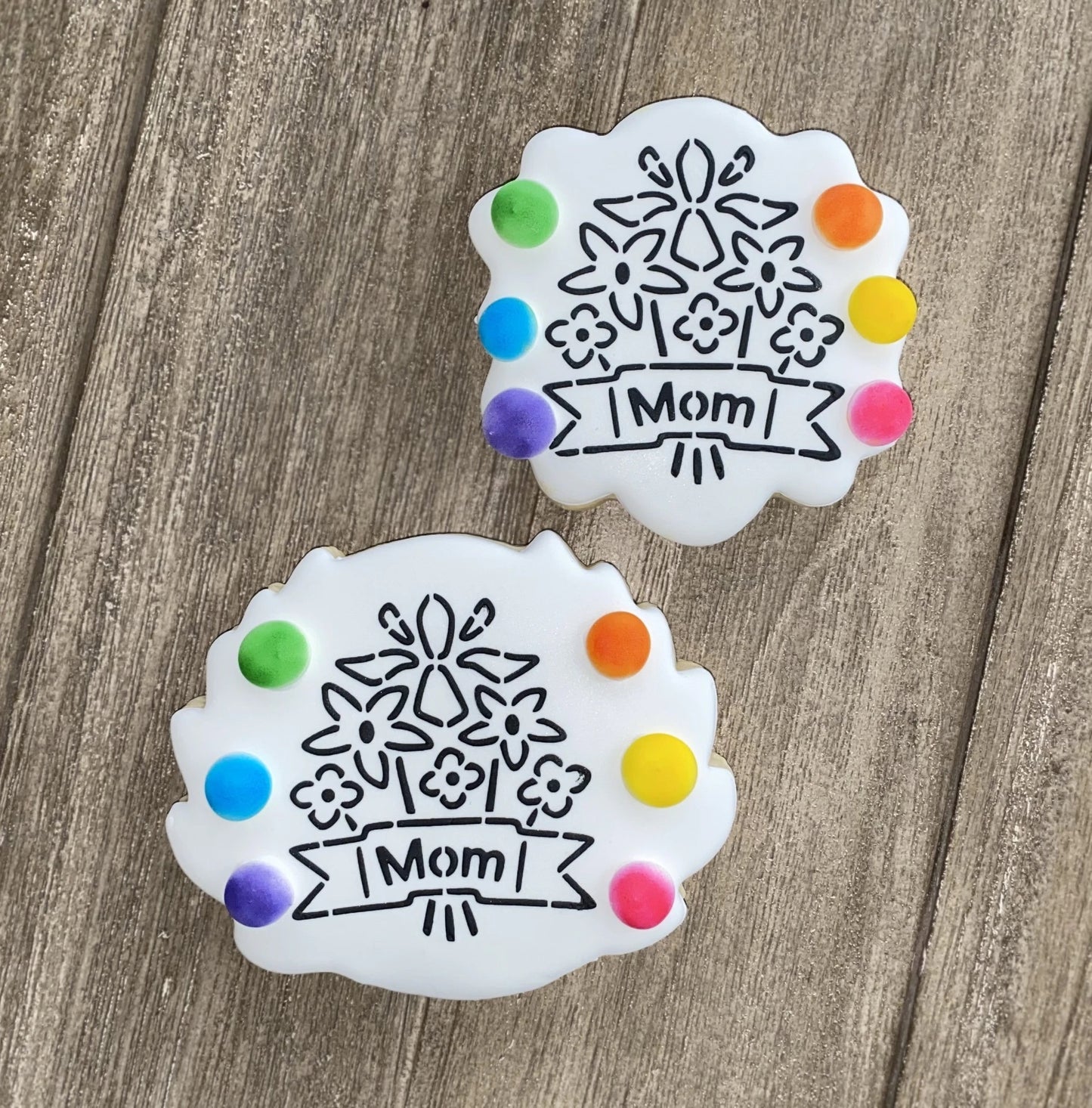 STENCIL - FLORES MOM PYO