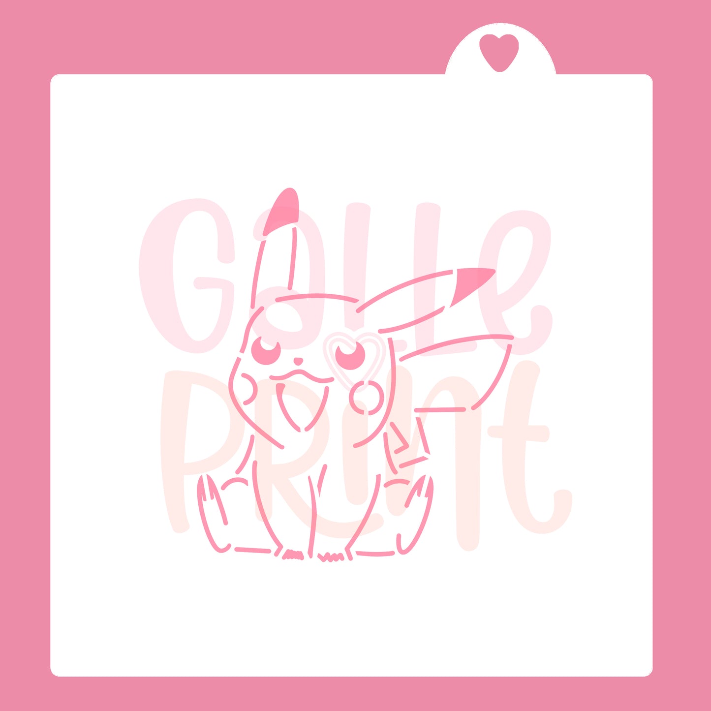 STENCIL - PIKACHU