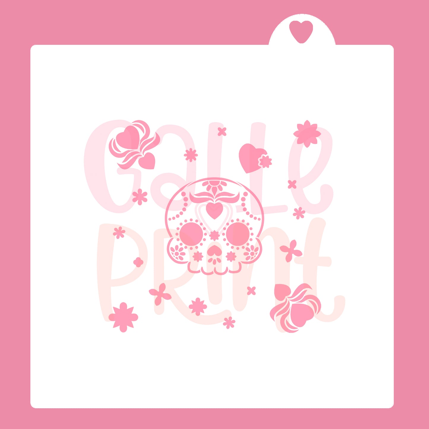 STENCIL - CALAVERITA DESTELLOS