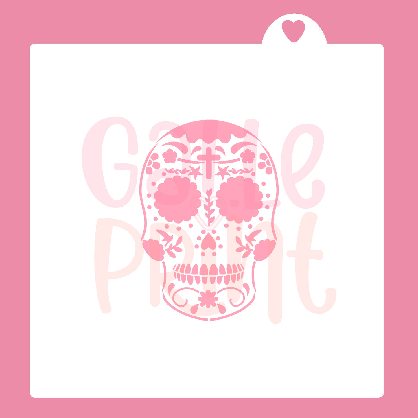STENCIL - CALAVERA 02