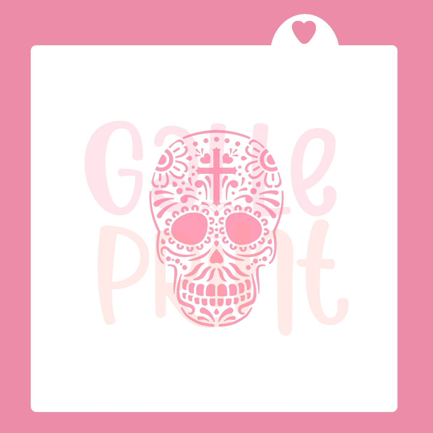 STENCIL- CALAVERA 03