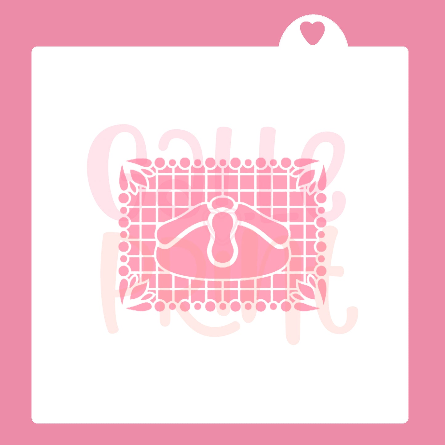 STENCIL - PAPEL PICADO PAN DE MUERTO
