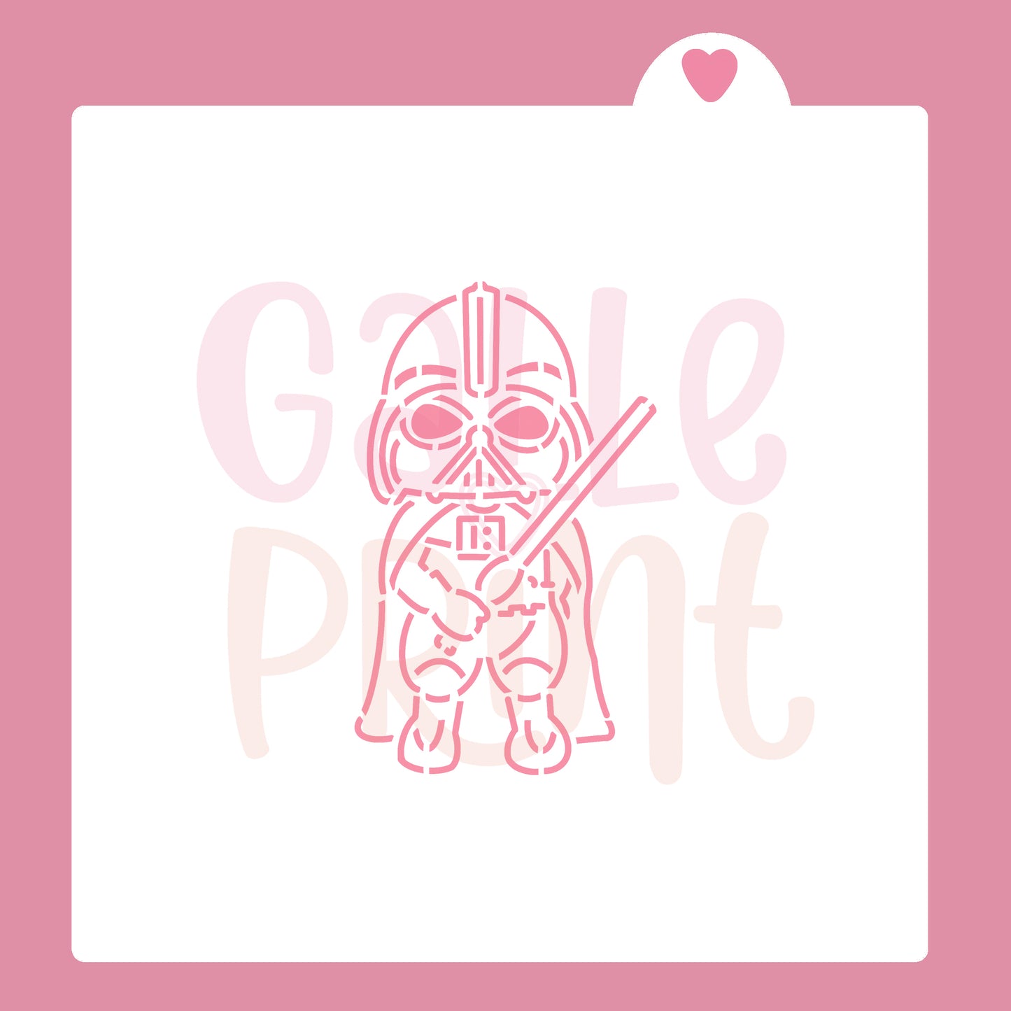 STENCIL - DARTH VADER