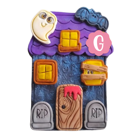 SET DE CORTADORES Y MARCADORES - CASA ARMABLE HALLOWEEN