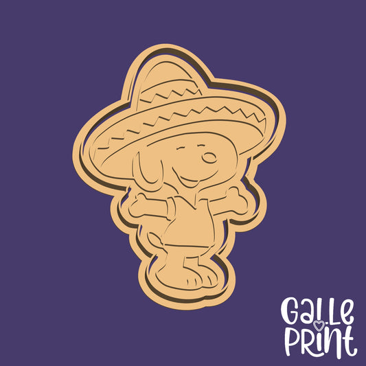 CORTADOR Y MARCADOR - SNOOPY MEXICANO