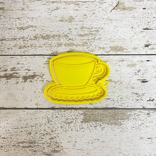 CORTADOR Y MARCADOR - TAZA SOBRE PLATO