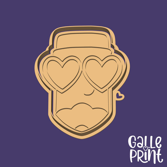 CORTADOR Y MARCADOR - LAPIZ LENTES DE CORAZÓN