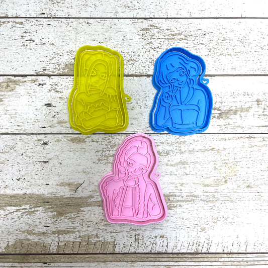 SET DE CORTADORES Y MARCADORES - LAS GUERRERAS K-POP D2