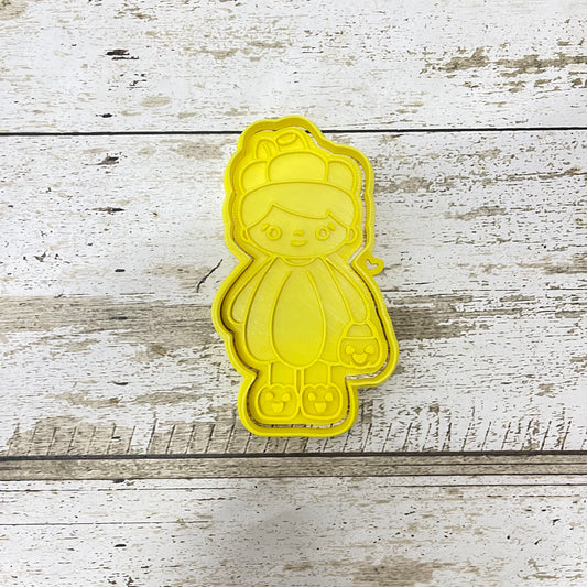 CORTADOR Y MARCADOR - NIÑO DISFRAZADO DE CALABAZA