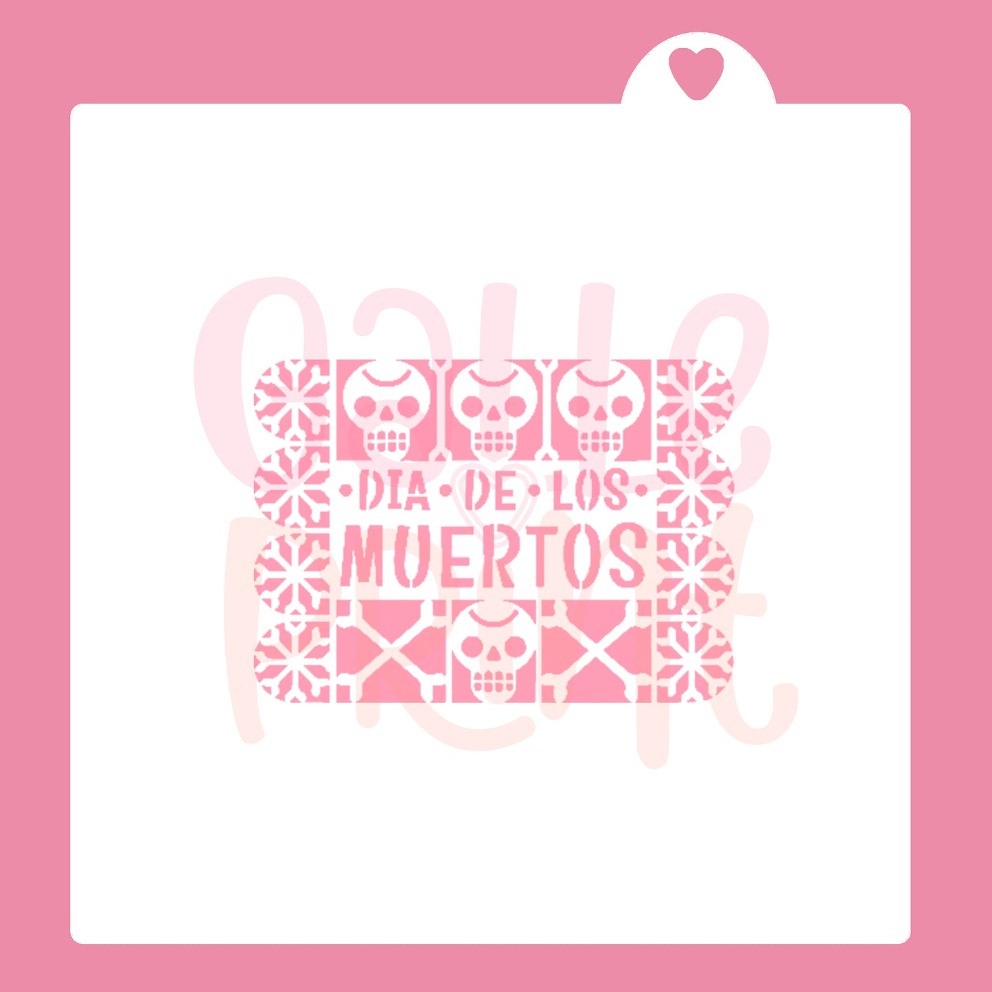 STENCIL - PAPEL PICADO DIA DE LOS MUERTOS