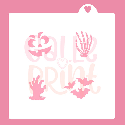 STENCIL - DISTINTIVOS DE HALLOWEEN