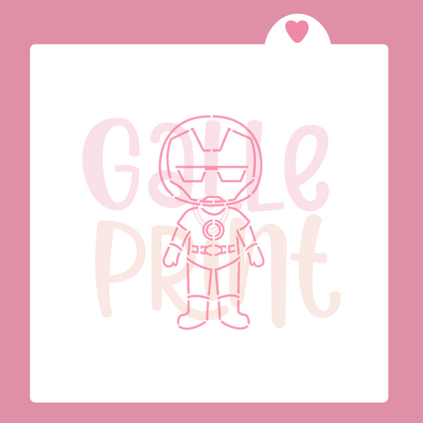 STENCIL - IRON MAN (CUERPO COMPLETO)