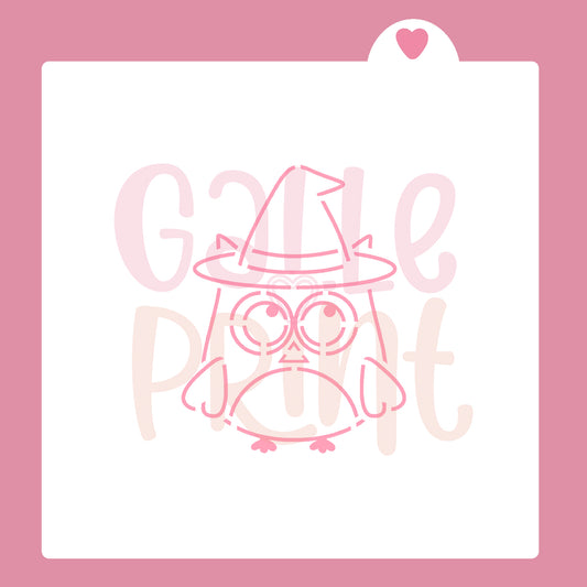 STENCIL - BÚHO BRUJITA