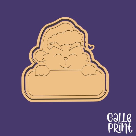 CORTADOR Y MARCADOR - GRINCH CON LETRERO