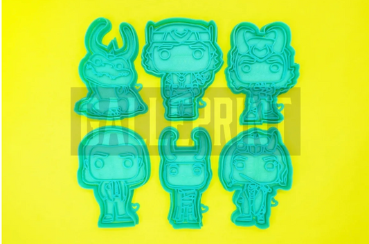 SET DE CORTADORES Y MARCADORES - LOKI