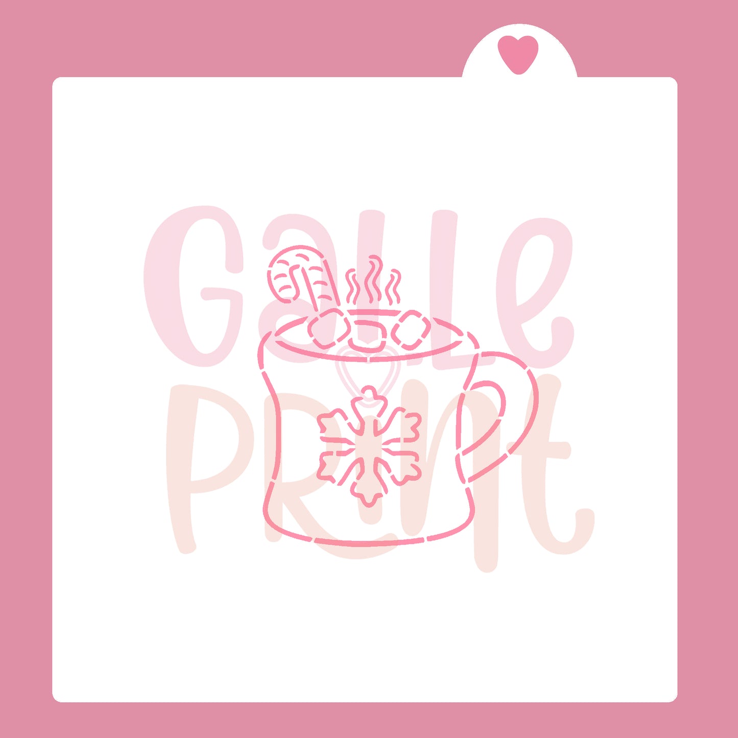 STENCIL - TAZA DE CHOCOLATE PYO