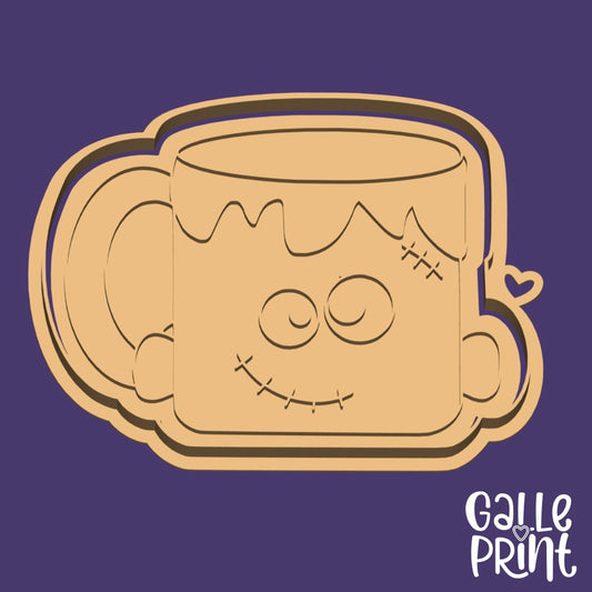 CORTADOR Y MARCADOR - TAZA FRANKENSTEIN