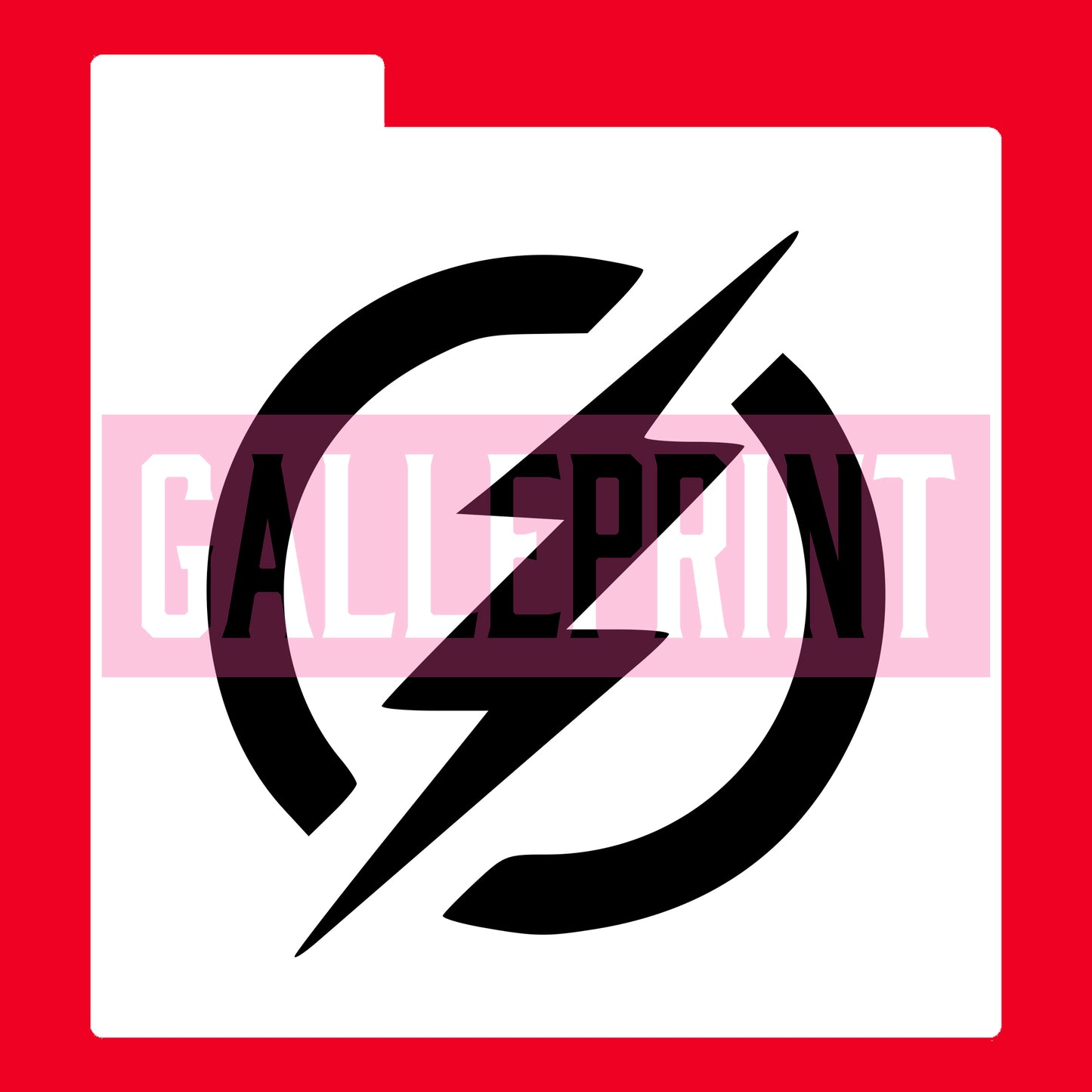 STENCIL - ESCUDO DE FLASH