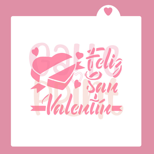 STENCIL - FELIZ SAN VALENTIN D3