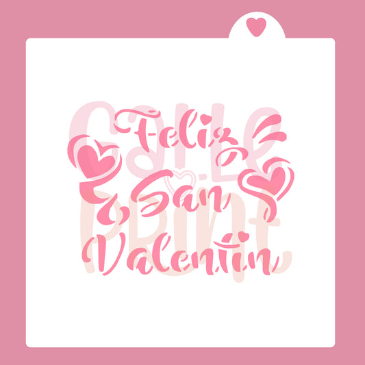 STENCIL - FELIZ SAN VALENTIN D5