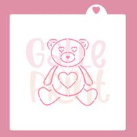 STENCIL - OSO CORAZÓN PECHO PYO