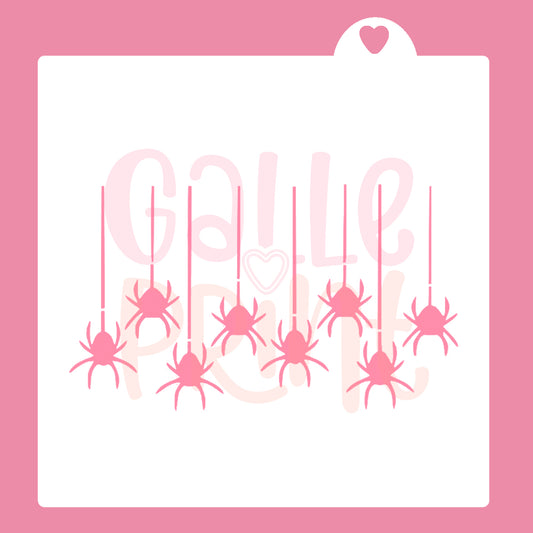 STENCIL - CORTINA DE ARAÑAS