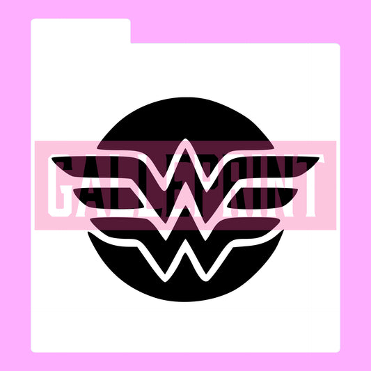 STENCIL - ESCUDO DE WONDER WOMAN