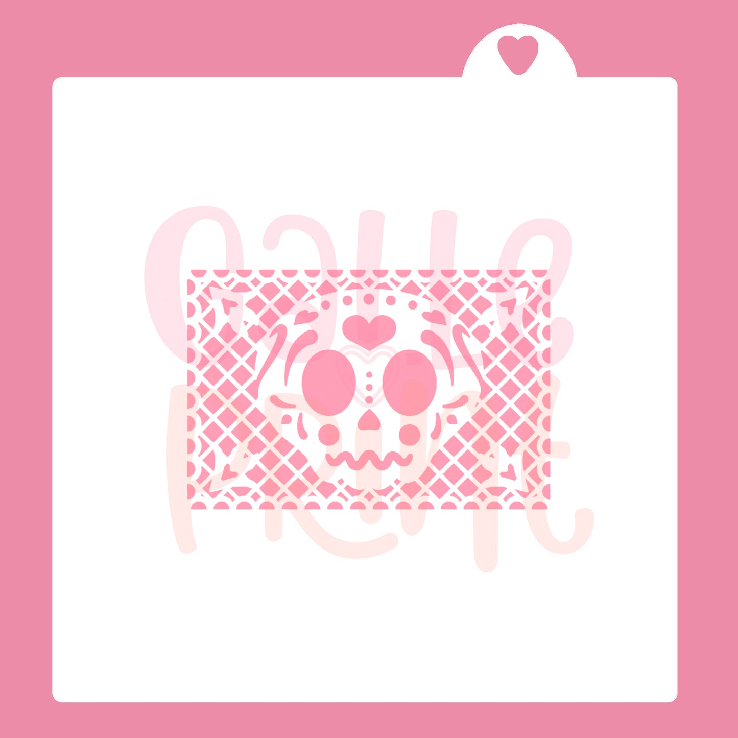 STENCIL - PAPEL PICADO (CALAVERITA)