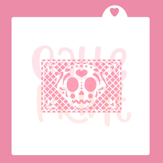 STENCIL - PAPEL PICADO (CALAVERITA)