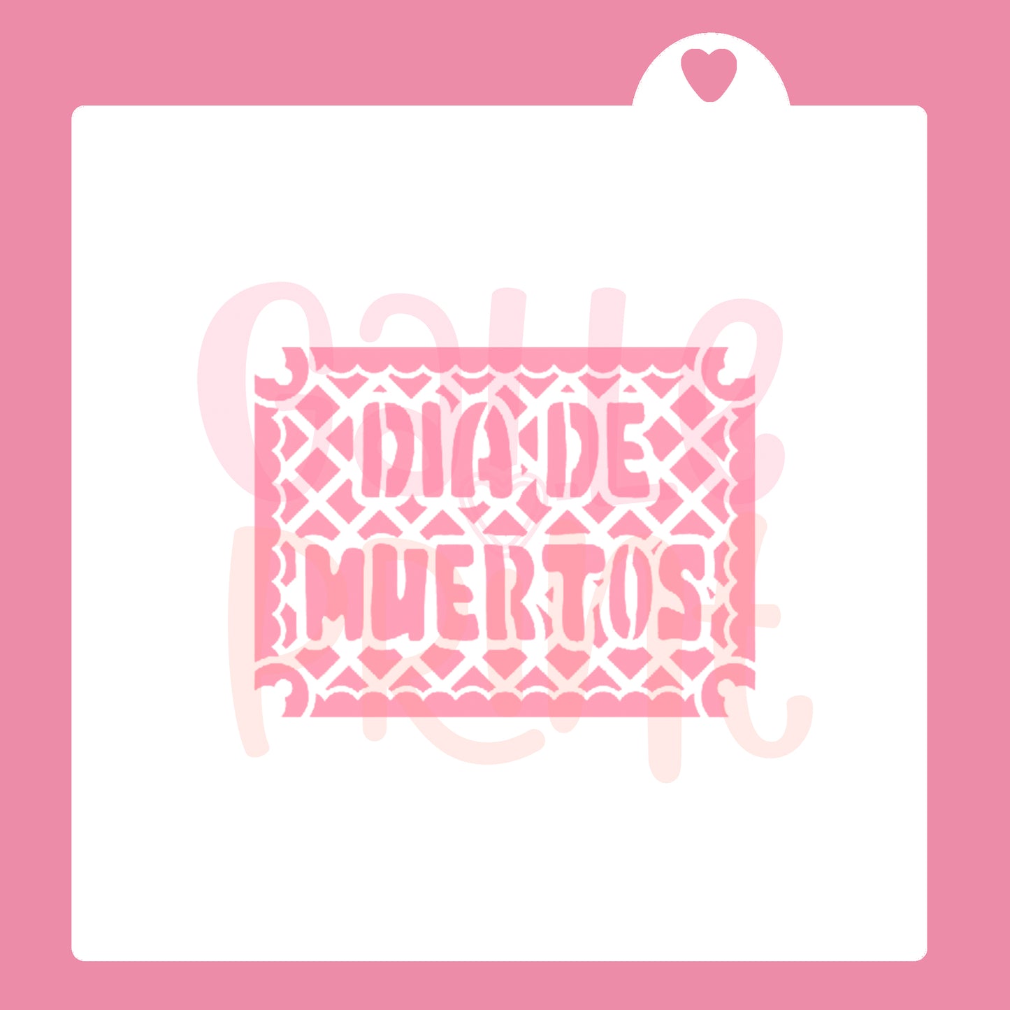 STENCIL - DIA DE MUERTOS (PAPEL PICADO)